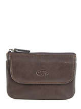 Porte-monnaie Cuir Katana Marron daisy 553120