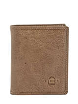 Kaarthouder Leder Etrier Beige antik 708021