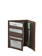 Portefeuille Leder Francinel Zwart bilbao 47931-vue-porte
