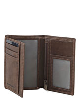 Portefeuille Leder Francinel Zwart bilbao 47988-vue-porte
