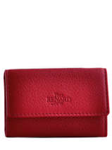 Porte-clefs Cuir Yves renard Rouge foulonne 2314