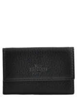 Porte-clefs Cuir Yves renard Noir foulonne 2314