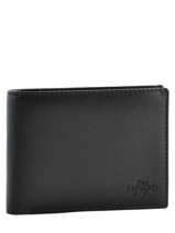 Portefeuille Cuir Yves renard Noir foulonne 2374