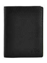 Portefeuille Cuir Yves renard Noir foulonne 23419