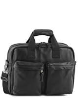 Sac Port Main 1 Compartiment + Pc 15'' Eastpak Noir leather K023L