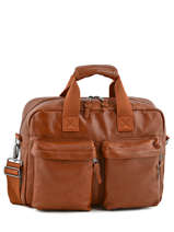 Handtas 1 Compartiment + Pc 15'' Eastpak Bruin leather K023L