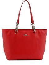 Cabas Casual Cuir Coach Rouge casual 36600