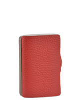 Porte-cartes Cuir I clip Rouge pilot ICLIP-P