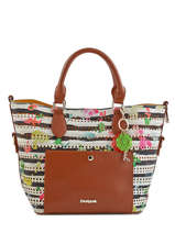 Cabas Rotterdam Desigual Multicolore rotterdam 61X50Y8