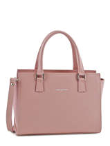 Sac Trapze Intemporelle Cuir Lancaster Rose intemporelle 41
