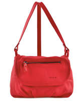Cross Body Tas Vintage Leder Nat et nin Rood vintage JEN