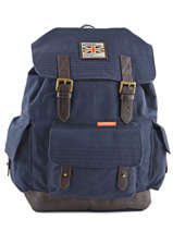 Rugzak 1 Compartiment Superdry Zwart backpack U91MG005