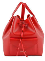 Sac Bandoulire Pur Smooth Cuir Lancaster Rouge pur smooth 423-11