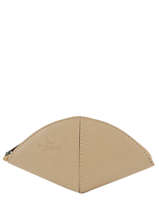 Porte-monnaie Cuir Yves renard Beige foulonne 20367