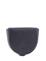 Porte-monnaie Foulonne Cuir Yves renard Bleu foulonne 23816