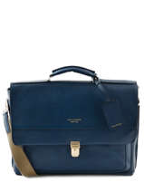 Porte-ordinateur Piquadro Bleu made in italie CA3111IT