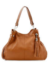 Sac Shopping Caviar Cuir Milano Marron caviar 183