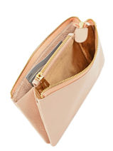 Portefeuille Caviar Cuir Crinkles Beige caviar 14196-vue-porte