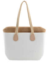 Sac Shopping Authentico Justo Blanc authentico WIDEL
