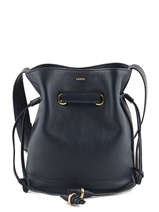 Sac Bandoulire S Le Huit Cuir Lancel Bleu le huit A07111