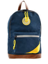 Sac  Dos Mini Lecons de choses Bleu basic 001