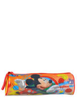 Trousse 1 Compartiment Mickey Rouge basic AST2242