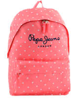 Sac  Dos 1 Compartiment Pepe jeans Rose stars 63623