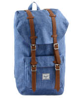 Sac  Dos Little America 1 Compartiment + Pc 15'' Herschel Bleu classics 10014