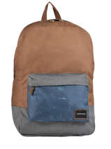 Rugzak 2 Compartimenten + Pc 15'' Quiksilver Blauw back to school YBP03278