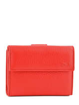 Portefeuille Original N Leder Nathan baume Rood original n 416N