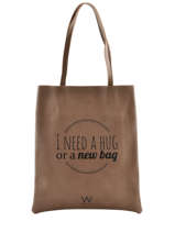 Shoppingtas Flat Bag Woomen Bruin flat bag WFB001
