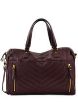 Sac Shopping Panama Cuir Nat et nin Violet vintage PANAMA