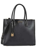 Cabas Mercer Cuir Michael kors Noir mercer F6GM9T3L