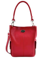 Sac Seau Vesuvio Cuir Mac douglas Rouge vesuvio MEGVES-S