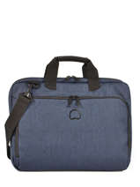 Laptoptas 1 Compartiment Delsey Blauw esplanade 3942160