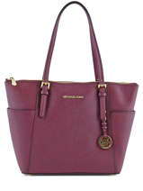 Handtas Jet Set Item Leder Michael kors Violet jet set item F2GTTT8L