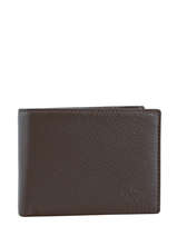 Portefeuille Cuir Yves renard Marron foulonne 2376