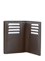 Portefeuille Foulonne Cuir Yves renard Marron foulonne 23425-vue-porte