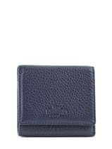Portemonnee Leder Yves renard Blauw foulonne 23808
