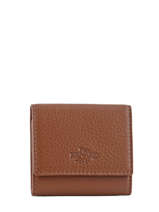Porte-monnaie Cuir Yves renard Marron foulonne 23809