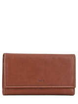 Portemonnee Leder Petit prix cuir Bruin elegance SA910