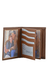 Portefeuille Leder Crinkles Bruin caviar 14089-vue-porte