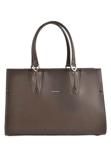 Longchamp Paris Premier Handtas Bruin