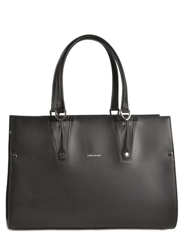 Longchamp Paris Premier Sac port main Noir