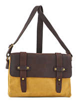Cross Body Tas Army Crazy lou Geel army 5806