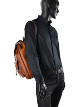 Sac  Dos 1 Compartiment Ruitertassen Marron adults soft 4027-vue-porte