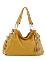 Sac Shopping Caviar Cuir Milano Jaune caviar 183