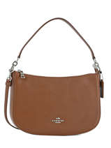 Cross Body Tas Chelsea Leder Coach Bruin chelsea 56819