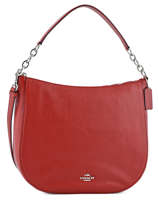 Schoudertas Chelsea Hobo 32 Leder Coach Rood casual 58036