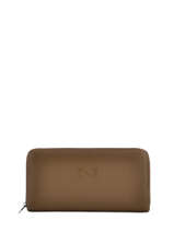 Portefeuille Cuir Nathan baume Marron nathan 1932 276N